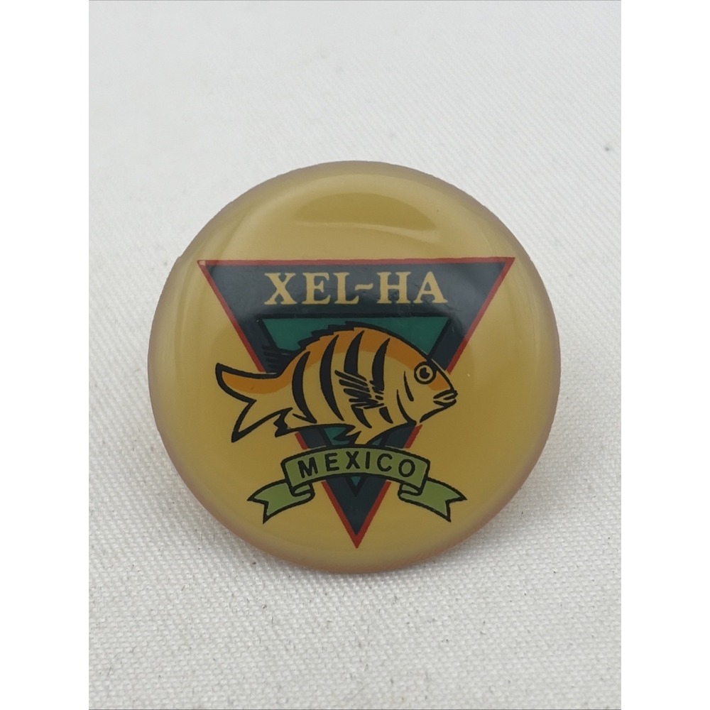 Xel-Ha Tulum Mexico Natural Water Park Lapel Hat Pin